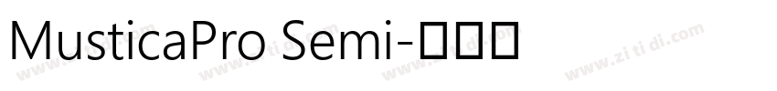 MusticaPro Semi字体转换
